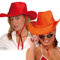 Cowboy Hut Brilliant Samt orange