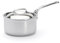 de Buyer - Stielkasserolle AFFINITY aus Edelstahl mit Deckel - 18 cm - 3746.18, Silber