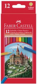 Faber-Castell Farbstifte CASTLE, 24 Farben sortiert im Kartonetui