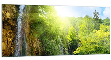 Bilder auf Glas 120x50cm Wandbild Glasdruck Landschaften Natur - 0157
