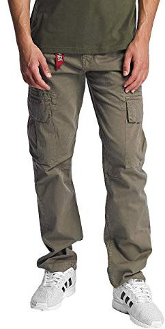 Alpha Industries Herren Agent Pant Freizeithose Hose, Khaki, 32