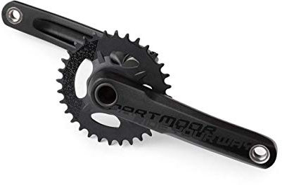 Dartmoor Tribe Forged + Boitier Extrene, Longueur 175mm 2-teiliges MTB-Tretlager, Schwarz