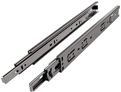 JUNKER 1 Paar (2 Stück) Vollauszüge KV1-25-H35-L350-NF Höhe 35 / Länge 350 mm/mit Tragkraft 25 Kg