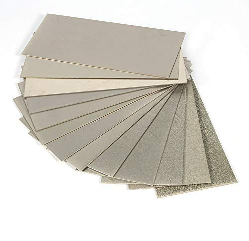 2000 Grit Diamond Sharpening Stones, Rectangle Diamond Thin Grinding Polishing - Whetstones Tool