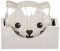 Spotted Dog Gift Company - Untersetzer aus Holz - im Katzen-Design - für Tassen, Becher und Gläser - Geschenk für Katzenliebhaber und Katzenbesitzer - Grau - 6er-Set