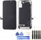 Visiodirect® Ecran Complet: Vitre Tactile + écran LCD Compatible avec IPhone 12 Mini Taille 5.4 Bleu + Kit Outils