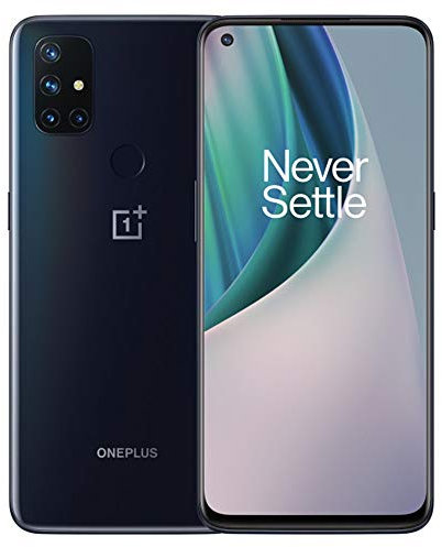OnePlus Nord N10 5G Smartphone 128GB 6GB RAM, Dual Sim, Midnight Ice (ricondizionato)