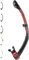 Cressi Itaca Ultra Snorkel, Aereatore Dry per Immersione Apnea e Snorkeling Unisex Adulto, Nero/Rosso