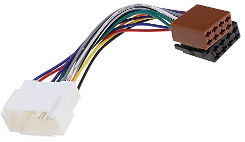 VGOL Car Stereo Radio ISO Wiring Harness Connector Adaptor Car Stereo Harness Wiring Cable Compatible with Accord 98-08 Civic 06-11CRV 19-08 Acura MDX 05-08
