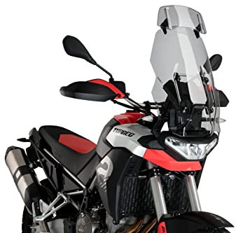 Puig 20764H Multi-verstellbares Visier 2.0 Clip-on von in Rauchgrau – aerodynamisch, widerstandsfähig und anpassbar für optimalen Schutz des Fahrers während der Fahrt