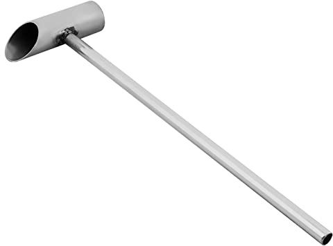 Cuchara para Máquina de Algodón de Azúcar 29 cm Cuchara de Acero Inoxidable para Algodón de Azúcar Accesorio para Máquina de Algodón de Azúcar Pieza de Repuesto para Máquinas de Algodón de Azúcar