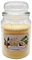 Amazzonia Candle Coconut Vanilla 530 g Natürliche Duftkerze aus Sojawachs Doppel-Docht aus Baumwolle Raumduft Weiß Dekoratives Glas Yankee Village Scents