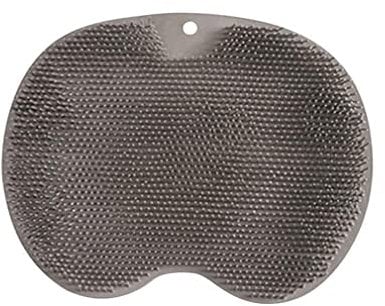 FGFG Shower Foot & Back Massage Mat, Non-Slip Suction Cups, Massage Pad for Shower, Grey