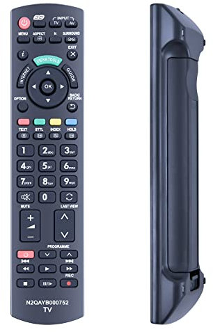 GOUYESHO New Replacement N2QAYB000752 Remote Control Suitable for Panasonic VIERA TV, Compatible With RM-D1170 TX-L32ET5E TX-L42ET5E TX-L55ET5B TX-P42GTS31