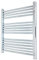 600mm (w) x 800mm (h) Straight Chrome Heated Towel Ladder Rail Bathroom Radiator - 1624 BTUs