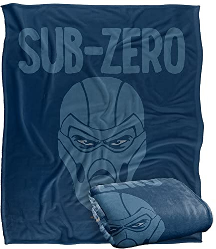 MORTAL KOMBAT 9 Silky Touch Kuscheldecke, superweich, 152 x 127 cm
