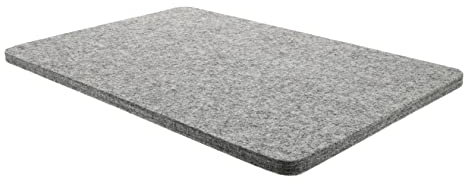 Homoyoyo Wollfilz Bügelmatte Beidseitig Nutzbar Hitzebeständig Tragbar Für Dampfbügeleisen Und Handarbeiten Verhindert Glanz Und Stoffverzug Für Reisen Und Handarbeit