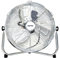 GEEPAS 12 Inch Floor Fan, Floor Standing Cooling Fan with 3 Speed, Tilt Function - Chrome Gym, Electric Portable Cooling Fan, 3 Blades for Powerful Air Circulation Ideal for Home, Garage, Office