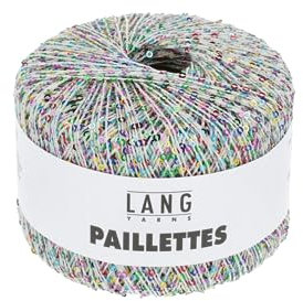 Lang Yarns Paillettes 39.0101 - weiß/bunt