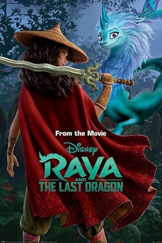 Grindstore Laminiertes Maxi-Poster Raya und der letzte Drachenkrieger in der Wildnis