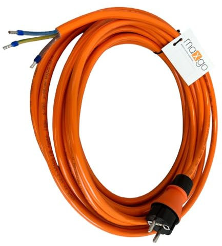 Anschlussleitung Anschlusskabel Geräteanschlusskabel Kabelstecker Stromkabel mit Schuko oder CEE-Stecker PUR H07BQ-F 2X1,0mm² - 5X2,5mm² Außen 16A IP44 orange 3-20m, TYP:H07BQ 3X1.5mm² - 7.5m