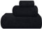 MyOwn Ultra Soft 3er-Pack Baumwoll-Handtuch-Set, enthält a übergroße Badetücher 70 x 140 cm, a Handtücher 40 x 60 cm und a Waschbetten 30 x 30 cm, Schwarz