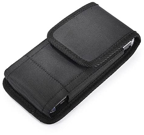 K-S-Trade Protective Case For Motorola G34 5G Holster Fanny Pack Compatible With Motorola G34 5G Belt Bag Water-repellent Mobile Phone Case Protective Cover Outdoor Black