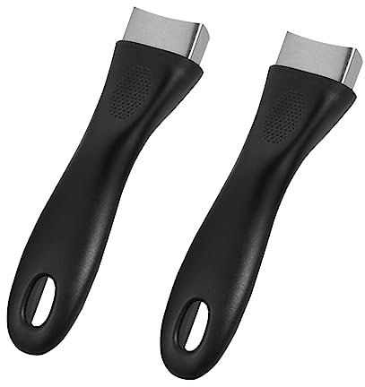 TOPBATHY 2stücke Edelstahl Bratpfannengriff Abnehmbar Für Kochutensilien Zubehör Mit Ergonomischem Design Für Bequemes Halten Und Leichtes Wechseln