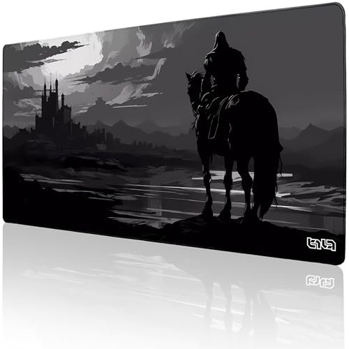 Tilt Schreibtischunterlage 100x50 cm Gaming Mauspad XXL | Rutschfester Mousepad Groß für Schreibtisch und PC Gadgets | Wasserdichter Desk Mat (On The Way to The Castle)