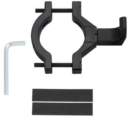 VGOL 1 Juego de Ganchos para Bicicleta Accesorios para Scooter Eléctrico Cochecito de Bebé Motocicleta con Diámetro de Varilla de 4,0 Cm A 5,8 Cm Diámetro Interior Aproximado de 6,4 Cm Y 5,8 Cm