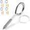 Garegce Vine Eye Hooks Screw for Hanging, 51 mm (2.0 inch) M4 Stainless Steel Eye Hooks Screw in, Washing Line Wall Hook Outdoor Garden, 4PCS