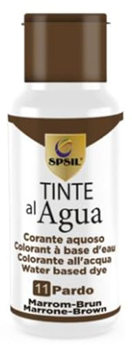 SPSIL Tinte al Agua Pardo 40 ml -Ideal para Colorear Grandes Superficies - Fácil Aplicación