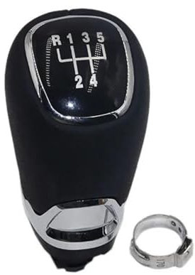 Gear Schaltknauf Für VW Für Caddy 4 IV MK4 2015-2019 Manuelle Schalthebel Griff 5/6 Geschwindigkeit Schaltknauf Hebel Schalter Shifter Knob Schalthebel Griff(5 speed Leather)