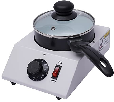 Chocolate Tempering Machine, Electric Chocolate Non-Stick Melting Pot, Adjust Heating Temperature, Manual Control Candy Cheese Melter, for Home Use, 40W