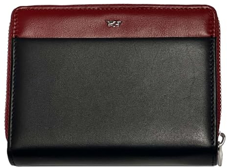 Riccardo Ferducci Damen Geldbörse RFID 073 Marine-rot (Marine-Rot)