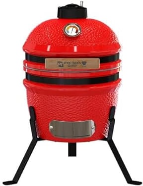 Garten-Keramikgrill Kamado - S 13 Pro-Tech CHEF rot 40716B