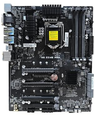 scheda madre Scheda madre for workstation Fit For ASUS WS C246 PRO LGA 1151 Intel DDR4 64 GB supporta CPU Xeon E-2124 8300 9100 8500 9400 8700 ATX