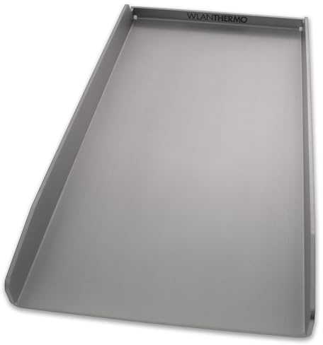 Plancha Edelstahl Grillplatte | passend für Rösle Allflame/Epicflame - 44,5x23,5cm | 4mm Massiv