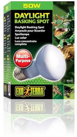 Exoterra Éclairage pour Reptiles Lampe Daylight Baskingspot 50 W