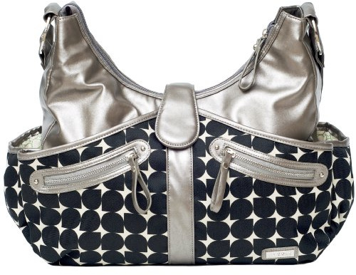 JJ Cole JMWSD/MWSD - Wickeltasche Swag, silber /schwarz ,Swag Bag - silver drop