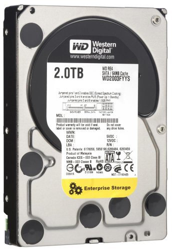 Western Digital 2TB SATA HDD 3.5 2000 Go Série ATA II - Disques durs (3.5, 2000 Go, 7200 tr/min)
