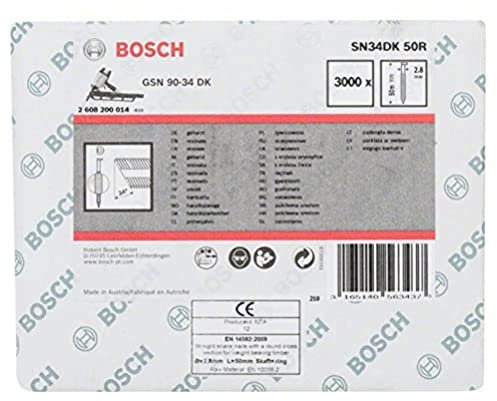 Bosch Accessories 2608200014 Clou pour Carton bitumé cranté, Gris, 50Rx2,8xmm,x50xmm