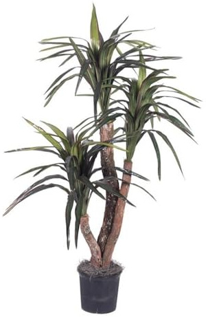 Vickerman Extra Full Artificial Dwarf Palm Tree, 4', Green Dark