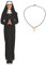 Fun Shack Nonnenkostüm für Damen, Perfekt für Fasching, Karneval und Halloween, Klassisches Nonnen Design, XL