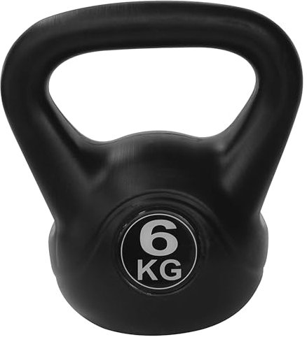 Tunturi Kugelhantel, Kettlebell, PVC mit Sand gefüllt, 6 kg