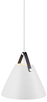 Nordlux Pendelleuchte STRAP 27, 27cm, E27, IP20, Metall, weiß EEK: A++ - D