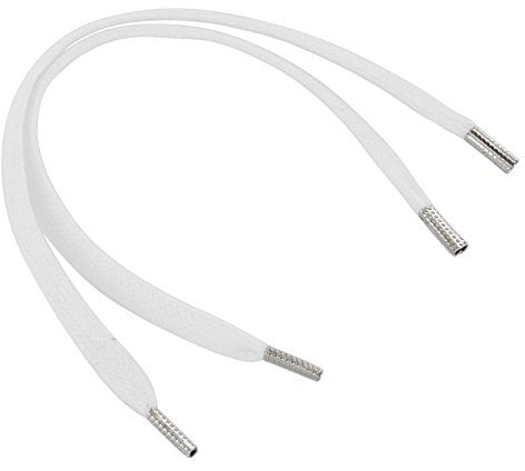 REMA 1 Paar Schnürsenkel Weiss - flach - schmal - bis 300 cm (95 cm, Weiss)