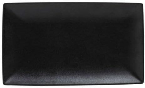 Maxwell & Williams AX0069 CAVIAR BLACK Platte 27,5 x 16 cm, Premium-Keramik