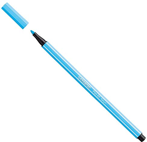 STABILO Fasermaler Pen 68 blau Fluoreszenz 68/031