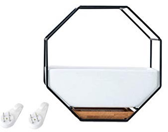 Macetero de Pared de cerámica macetas de Pared Interior geométrico Colgante para Plantas Maceta de Pared para Plantas Cesta de Flores balcón Maceta suculenta para Decorar la Pared Aire bambú